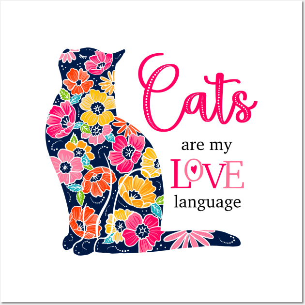 Cats are my Love Language Wall Art by Simply Robin Creations